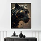 9 Cuadros Animales Salvajes Estilo Geométrico Tendencia - Miniatura 4