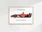 8 Cuadros Auto F1 Leyendas Fórmula 1 Especial + Marco Negro - Miniatura 4