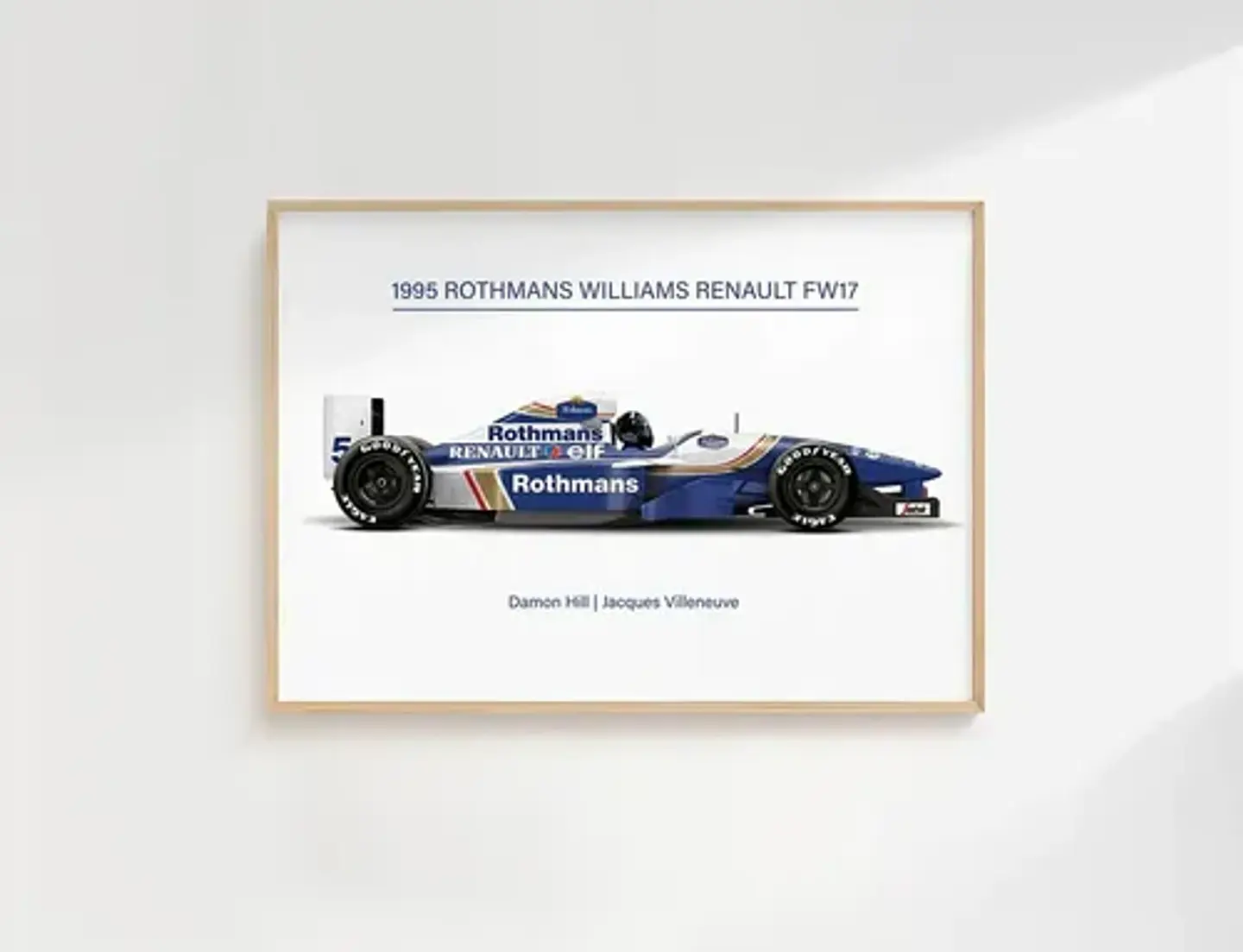 8 Cuadros Auto F1 Leyendas Fórmula 1 Especial + Marco Negro 5