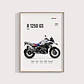 Cuadro Moto Bmw R 1250 Gs Deportivo + Marco - Miniatura 2