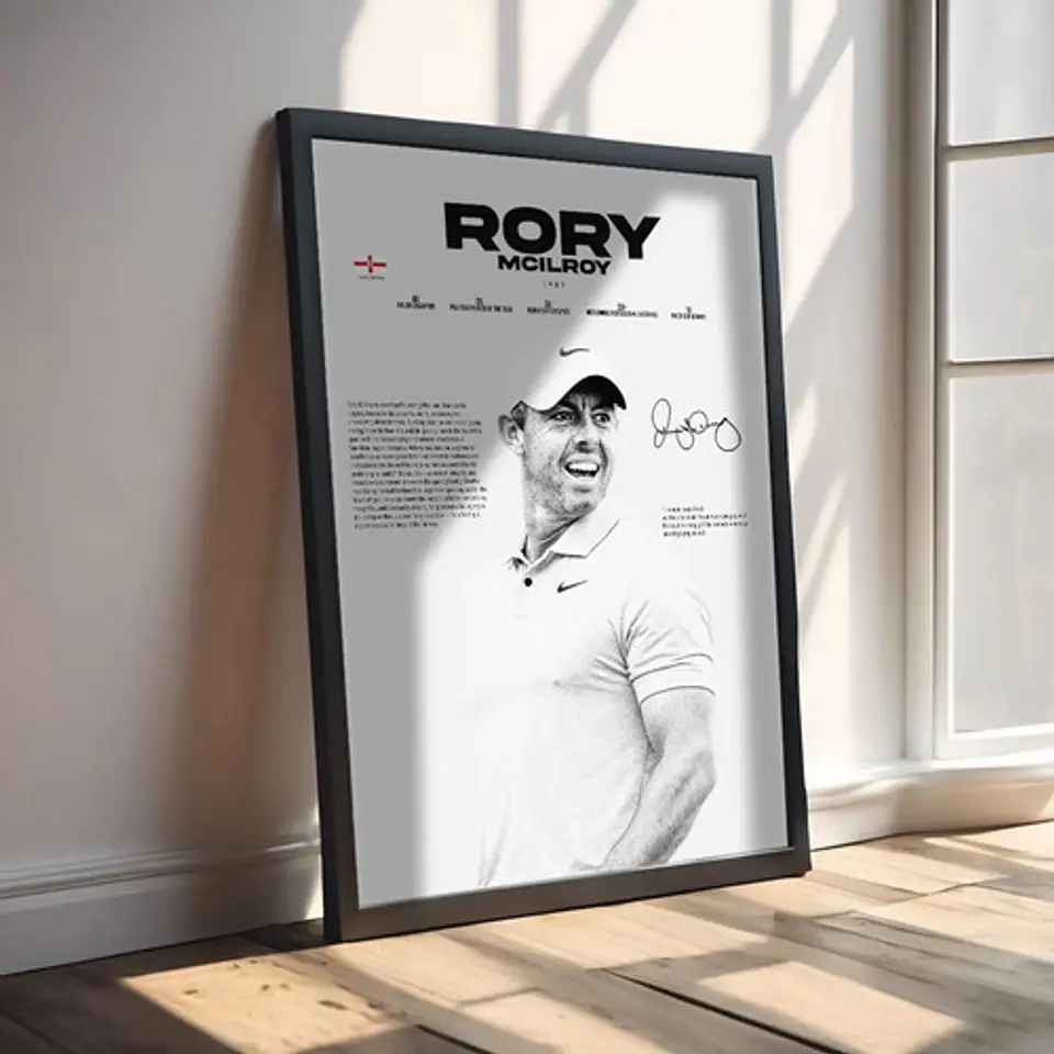 6 Cuadros Golf De Nicklaus, Woods, Scheffler, Mcilroy,palmer 7