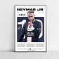 4 Cuadros De Futbol Neymar Jr Psg, Brasil, Santos, Barcelona - Miniatura 5