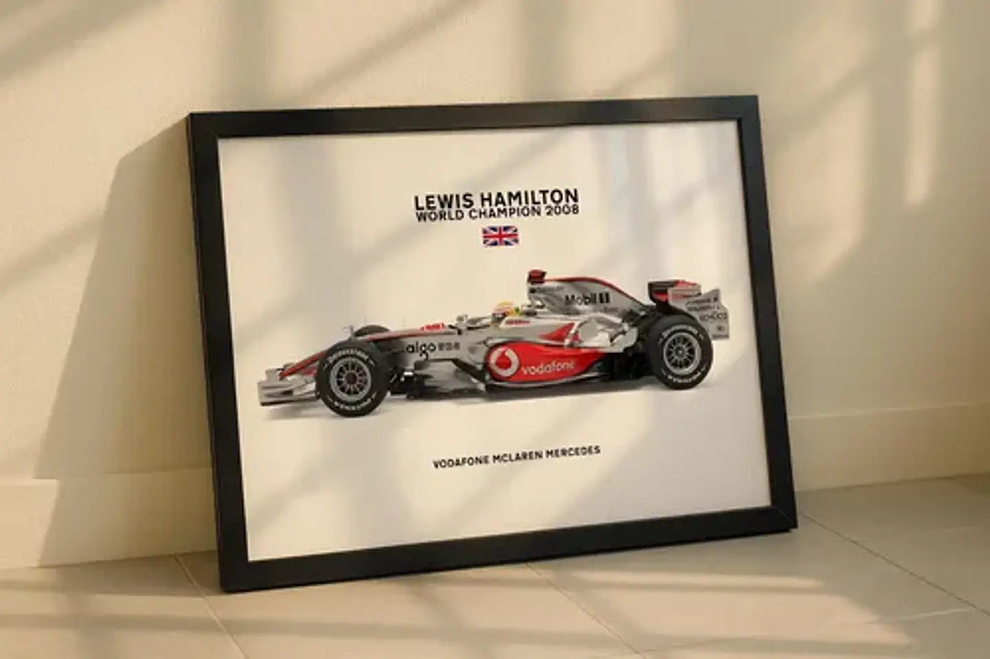 Cuadro Fórmula 1 De Lewis Hamilton Mclaren Mp4-23 2008 2