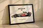 Cuadro Fórmula 1 De Lewis Hamilton Mclaren Mp4-23 2008 - Miniatura 2