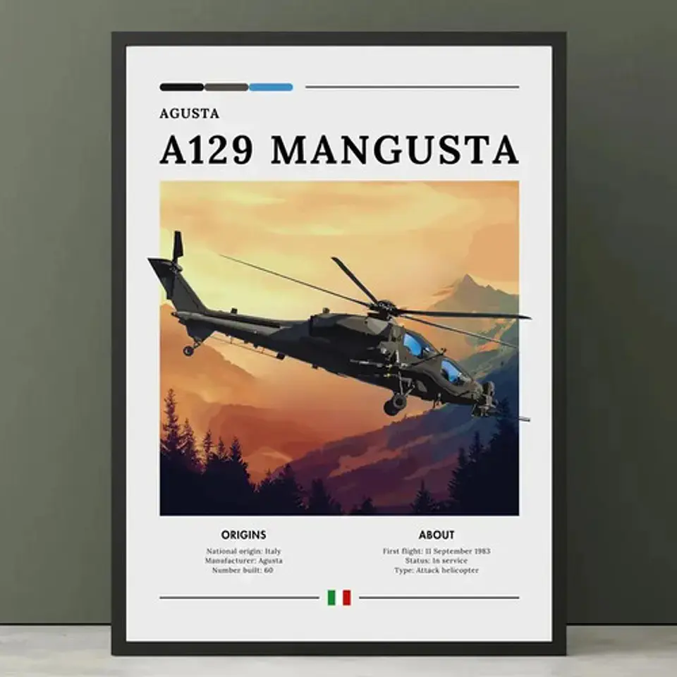 12 Cuadros De Aviación Guerra Colección 4 Helicóptero 8