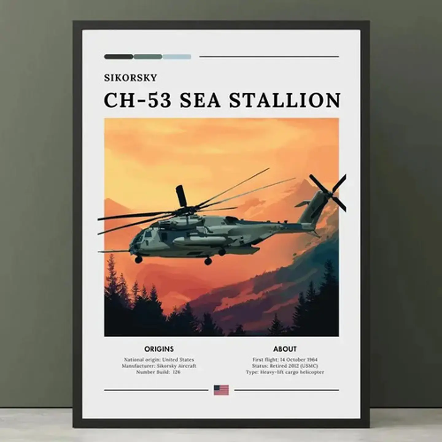 12 Cuadros De Aviación Guerra Colección 4 Helicóptero 9