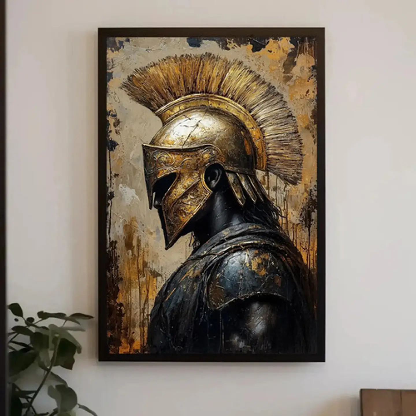 7 Cuadros Espartanos Guerrero Estilo Decoración Tendencia 5
