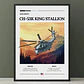 6 Cuadros De Aviación Guerra Colección 5 Helicóptero - Miniatura 2