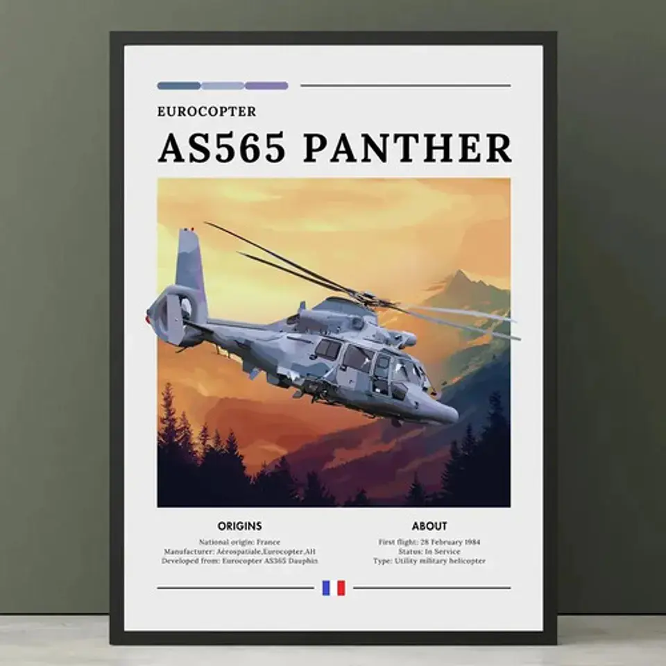 6 Cuadros De Aviación Guerra Colección 5 Helicóptero 5