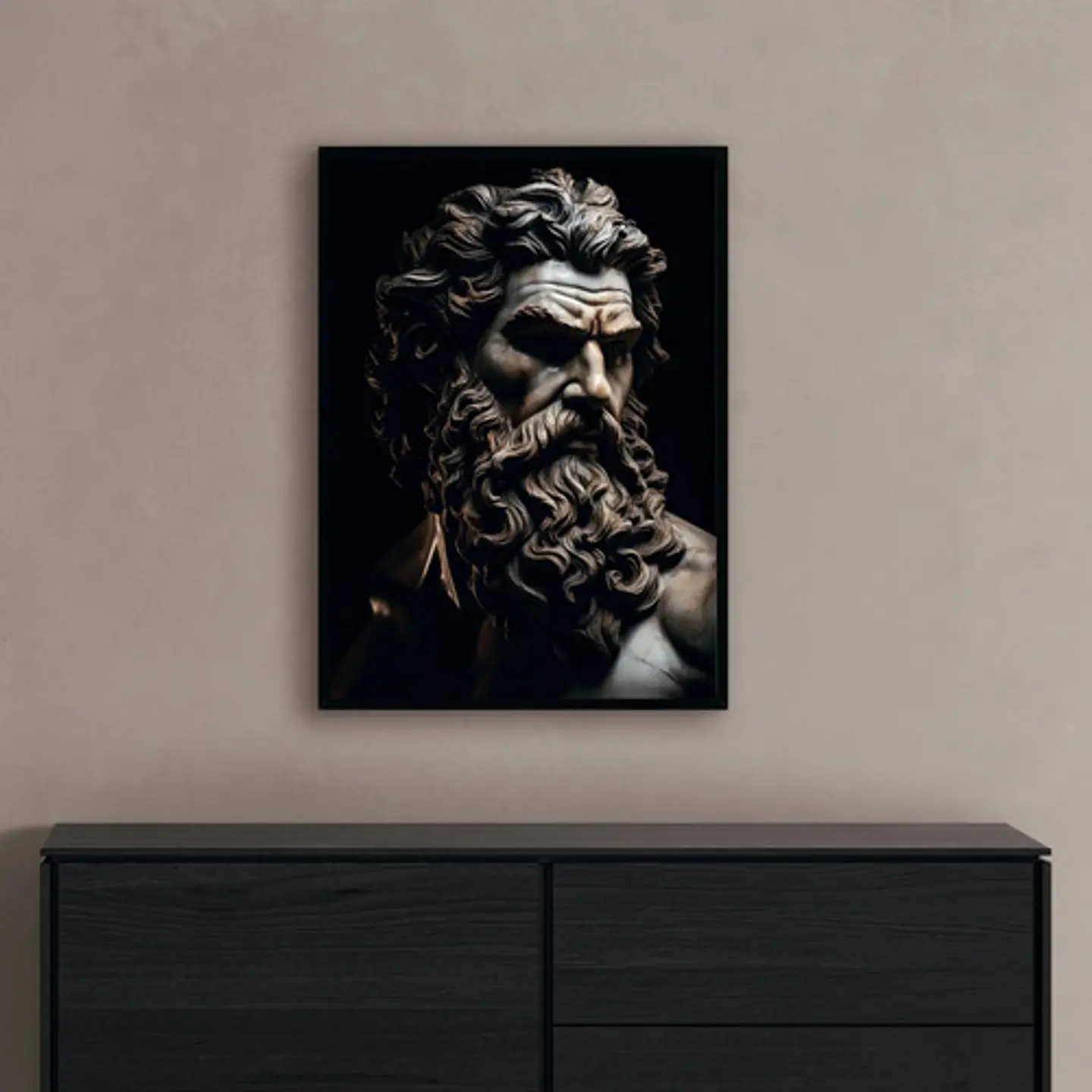 4 Cuadros De Zeus Y Medusa Mitología Griega 2