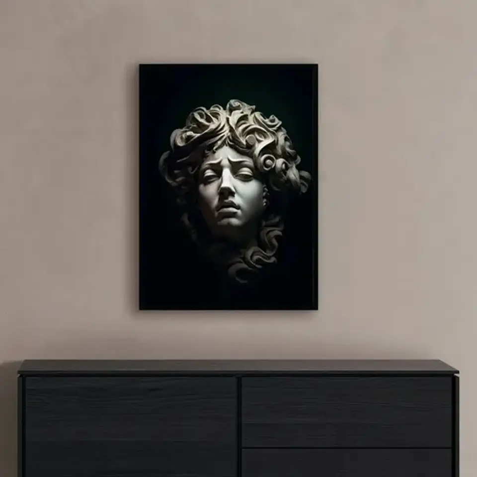 4 Cuadros De Zeus Y Medusa Mitología Griega 4