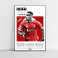 6 Cuadros De Futbol Liverpool Van Dijck, Becker, Salah, Isak - Miniatura 4