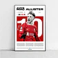 6 Cuadros De Futbol Liverpool Van Dijck, Becker, Salah, Isak - Miniatura 5