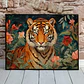 12 Cuadros De Tigres Animal Decoración Felino Living - Miniatura 3