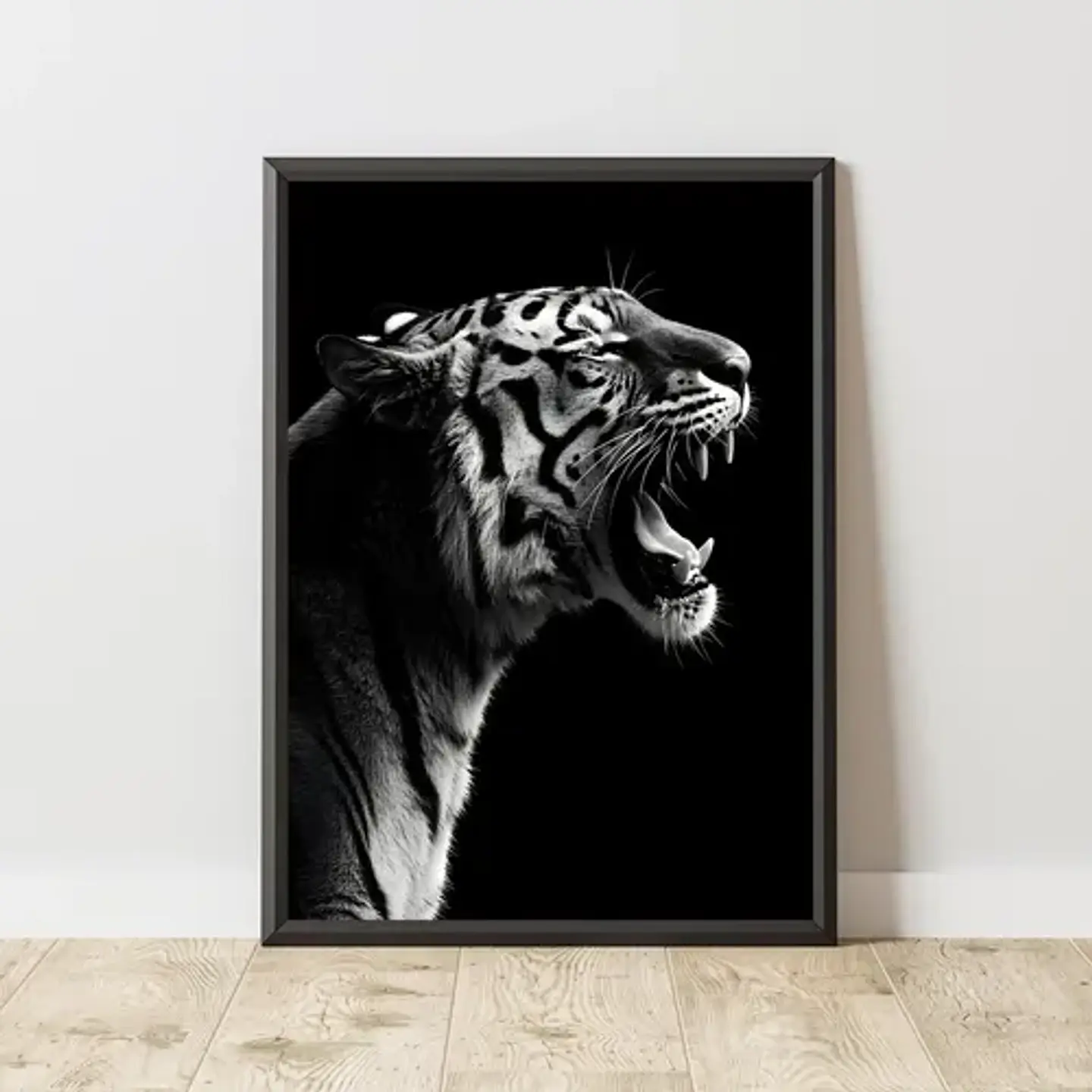 12 Cuadros De Tigres Animal Decoración Felino Living 5