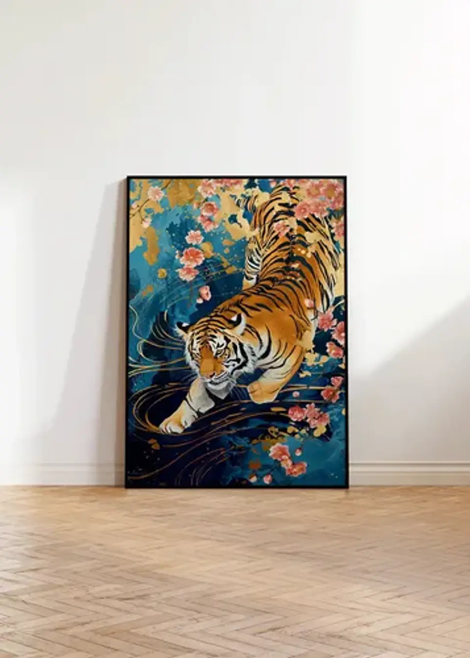 12 Cuadros De Tigres Animal Decoración Felino Living 6