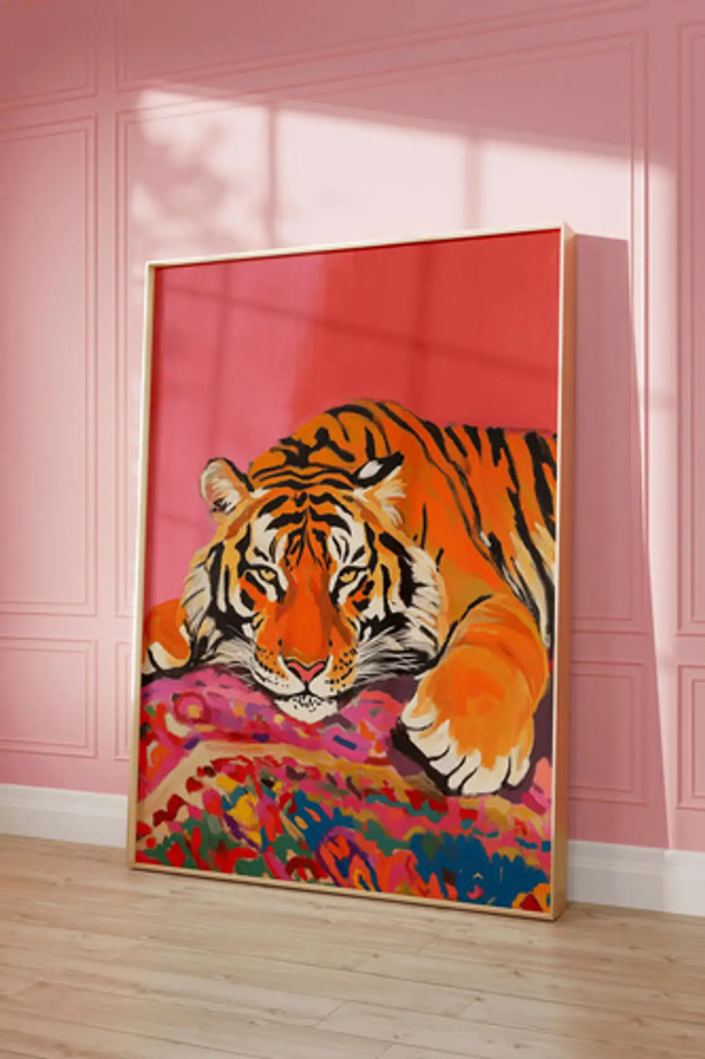 12 Cuadros De Tigres Animal Decoración Felino Living 7