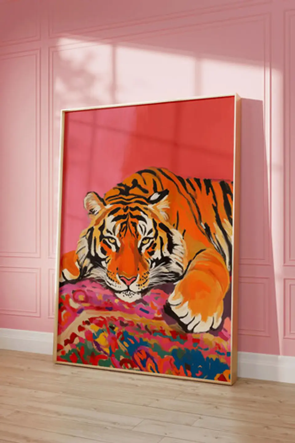 12 Cuadros De Tigres Animal Decoración Felino Living 7