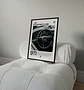 Cuadro Auto Porsche 911 Volante Cabina Deportivo + Marco - Miniatura 4