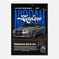 Cuadro Auto Skyline Gtr R34 Especial Deportivo + Marco - Miniatura 2