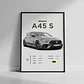 Cuadro Auto Brabus Mercedes Benz A45 S Deportivo + Marco - Miniatura 1