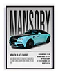 Cuadro Auto Rolls Royce Wraith Deportivo Mansory + Marco - Miniatura 2