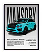 Cuadro Auto Bentley Bentayga Mansory Deportivo + Marco - Miniatura 2