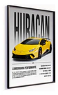 Cuadro Auto Lamborghini Huracán Performante  + Marco - Miniatura 3