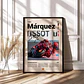 6 Cuadros De Marc Márquez Moto Gp 93  La Hormiga  + Marco - Miniatura 2