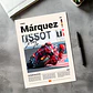 6 Cuadros De Marc Márquez Moto Gp 93  La Hormiga  + Marco - Miniatura 3