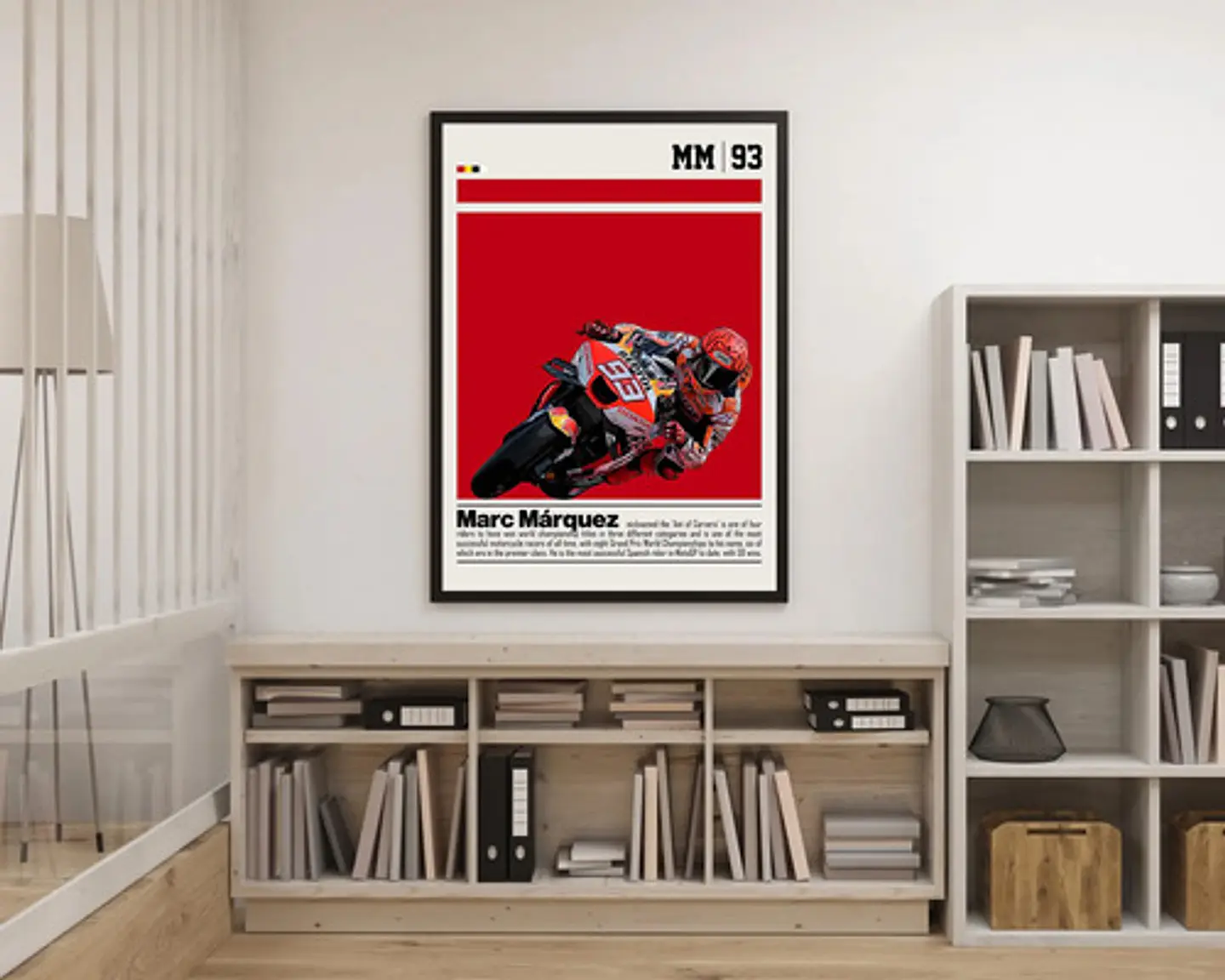 6 Cuadros De Marc Márquez Moto Gp 93  La Hormiga  + Marco 4