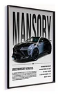 Cuadro Auto Lamborghini Urus Mansory Deportivo + Marco - Miniatura 1