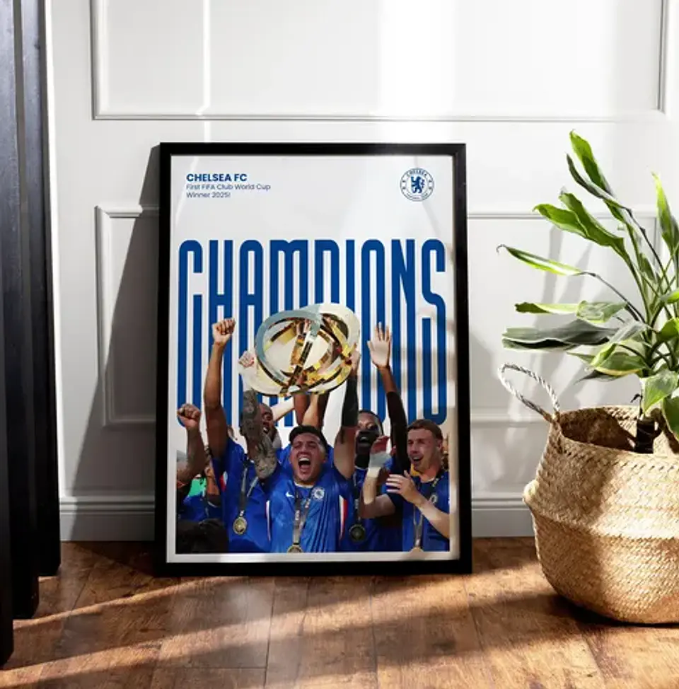 Cuadro De Chelsea Futbol Campeón Del Mundial De Clubes 3