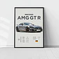 Cuadro  Mercedes Amg Gt R Deportivo + Marco - Miniatura 4
