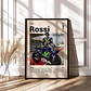 6 Cuadros De Valentino Rossi 46 Moto Gp  The Doctor  + Marco - Miniatura 1