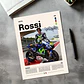6 Cuadros De Valentino Rossi 46 Moto Gp  The Doctor  + Marco - Miniatura 2