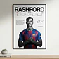 Cuadro Marcus Rashford Futbol + Marco - Miniatura 1