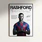 Cuadro Marcus Rashford Futbol + Marco - Miniatura 2