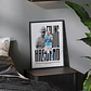 Cuadro De Erling Haaland Manchester City I Futbol + Marco - Miniatura 3