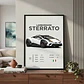 Cuadro Auto Lamborghini Sterrato Deportivo + Marco - Miniatura 2