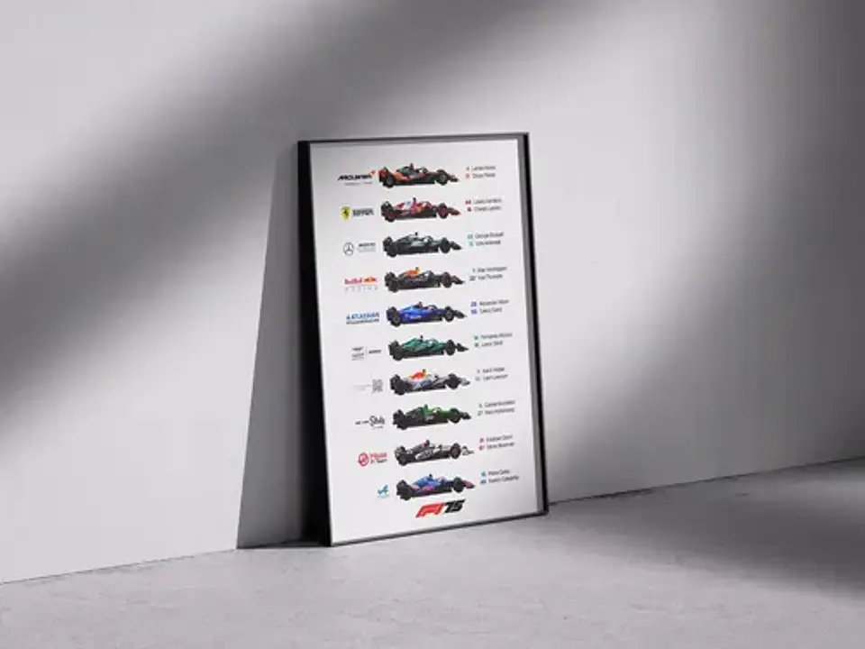 Cuadro Campeonato Mundial Formula 1: Auto Y Pilotos F1 4