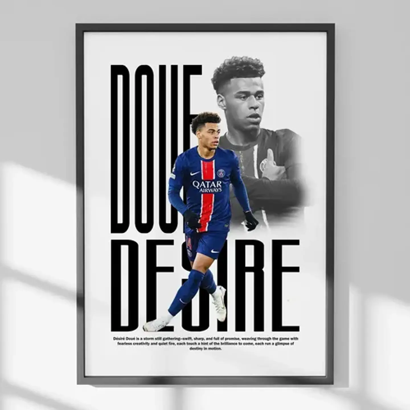 Cuadros De Futbol Psg: Dembélé, Doue, Liga De Campeones 2