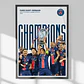 Cuadros De Futbol Psg: Dembélé, Doue, Liga De Campeones - Miniatura 4