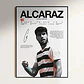 12 Cuadros De Tenista Carlos Alcaraz Tenis + Marco Negro - Miniatura 4