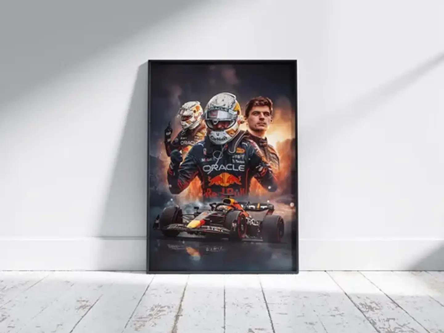 Cuadro De Max Verstappen I Red Bull F1 2026  + Marco 1