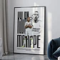 Cuadro De Kylian Mbappé Futbol + Marco - Miniatura 3