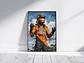 10 Cuadros De Lando Norris Estilo Oleo 4 Mclaren + Marco - Miniatura 2