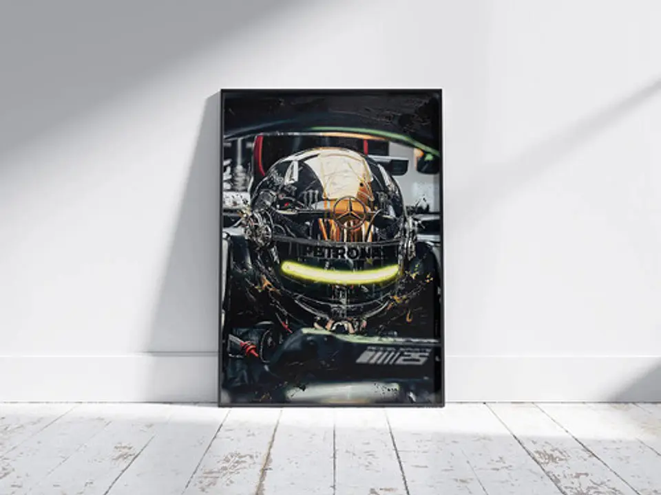 Cuadro Fórmula 1 Casco De Lewis Hamilton 1