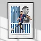 Cuadro De Achraf Hakimi Del Psg Futbol + Marco - Miniatura 1