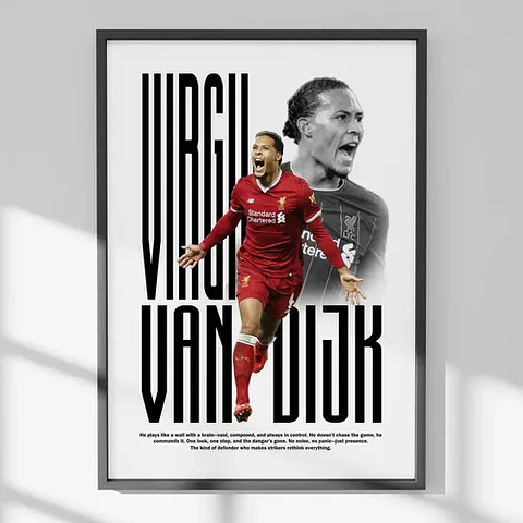 Cuadros De Liverpool Fc: Salah, Van Dijk Y Champions